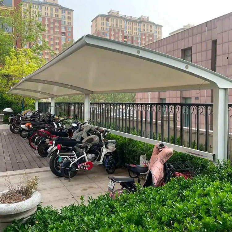 阿贝膜结构电动车棚